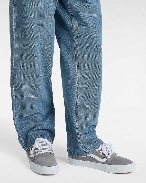 Grey Women Vans Chukka Low Sidestripe Skate Shoes Canada | VN0584123
