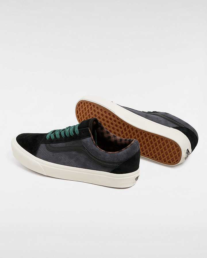 Grey Women Vans Old Skool Pig Suede Sneakers Canada | VN1578249