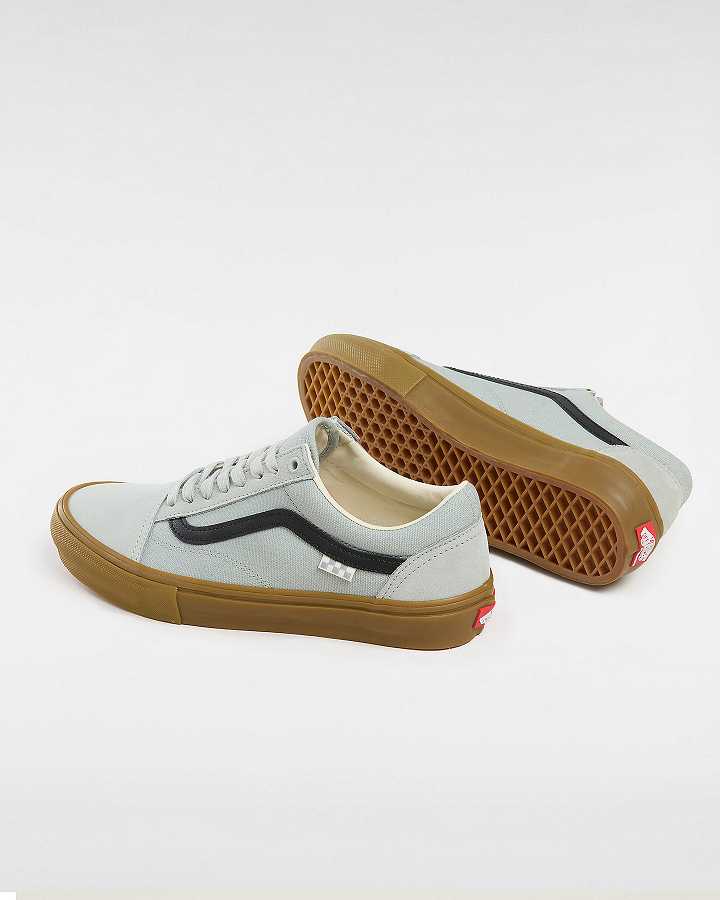 Grey Women Vans Old Skool Skate Shoes Canada | VN5380412
