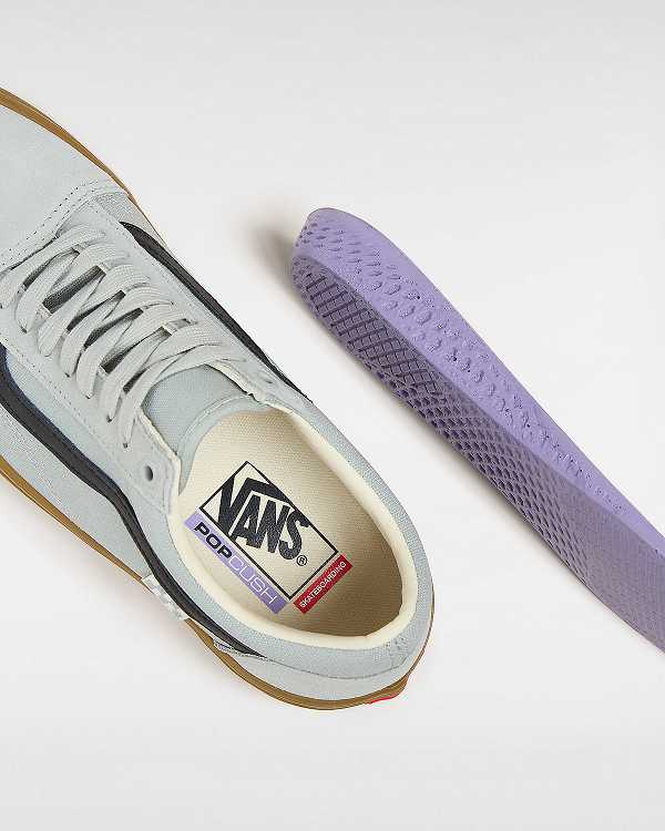 Grey Women Vans Old Skool Skate Shoes Canada | VN5380412
