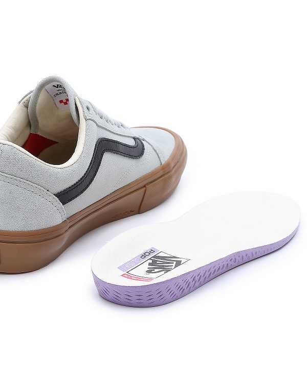 Grey Women Vans Old Skool Skate Shoes Canada | VN5380412
