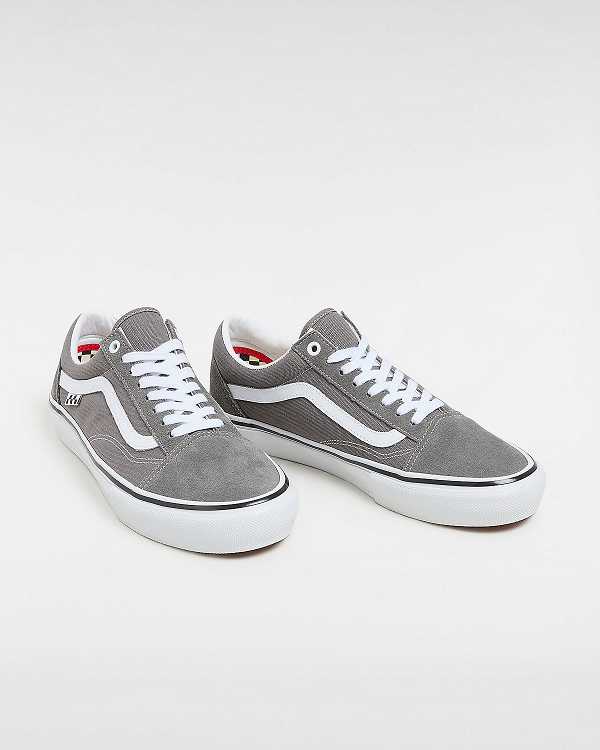 Grey Women Vans Old Skool Skate Shoes Canada | VN3497285