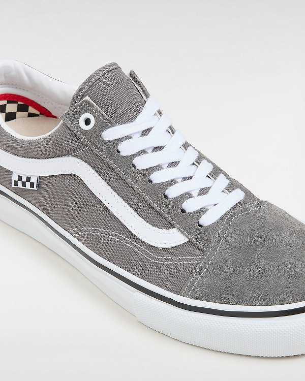 Grey Women Vans Old Skool Skate Shoes Canada | VN3497285