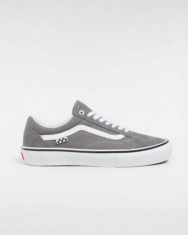 Grey Women Vans Old Skool Skate Shoes Canada | VN3497285