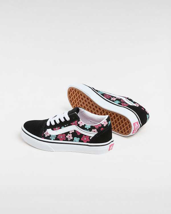 Multicolor Kids' Vans Old Skool Glitter (4-8 Years) Sneakers Canada | VN1723845