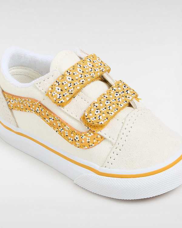 Multicolor Kids' Vans Old Skool Hook And Loop (1-4 Years) Sneakers Canada | VN3057416