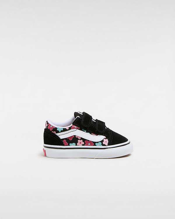 Multicolor Kids\' Vans Old Skool Hook And Loop (1-4 Years) Sneakers Canada | VN6902817