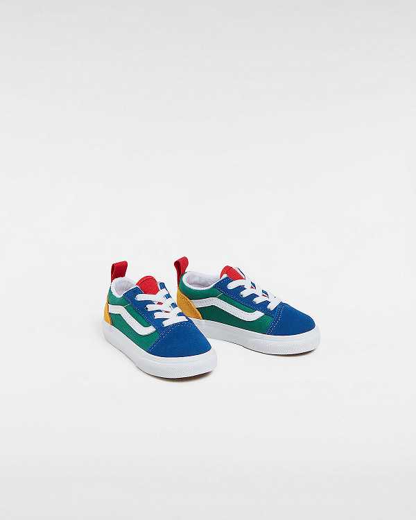 Multicolor Kids' Vans Yacht Club Old Skool Elastic Lace (1-4 years) Sneakers Canada | VN1374820