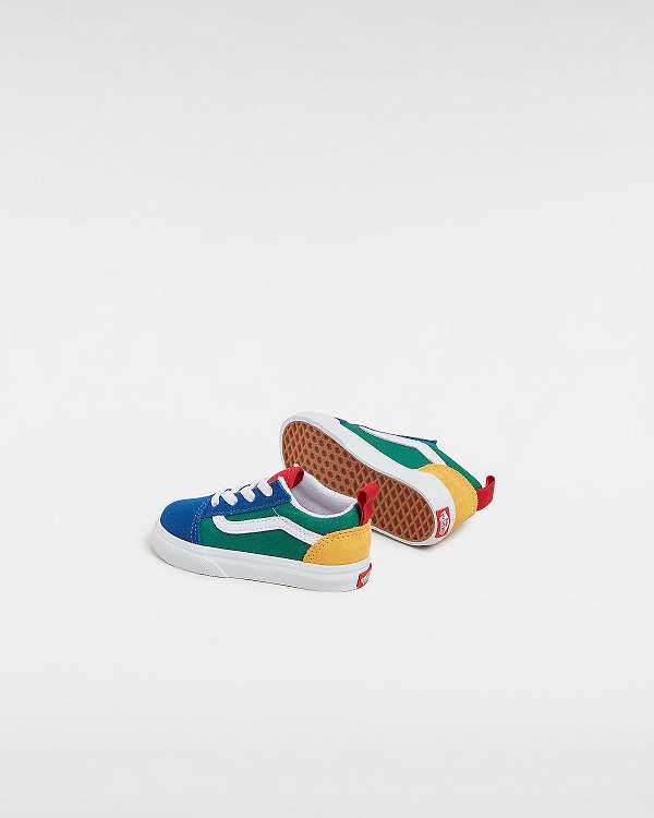 Multicolor Kids' Vans Yacht Club Old Skool Elastic Lace (1-4 years) Sneakers Canada | VN1374820