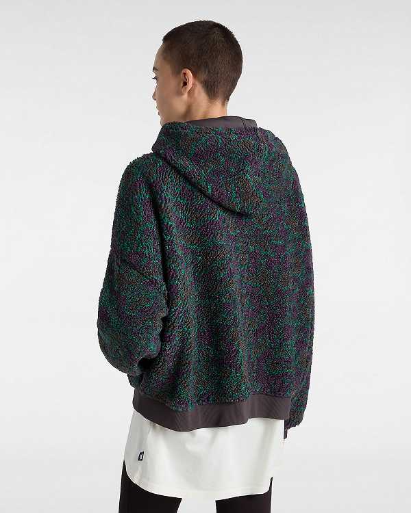 Multicolor Women Vans Collett Boucle Loose Hoodie Canada | VN8924503