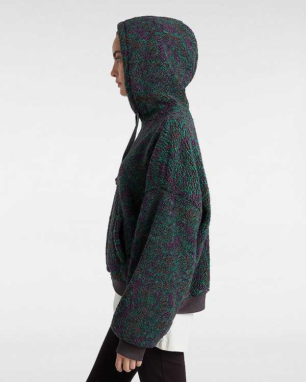 Multicolor Women Vans Collett Boucle Loose Hoodie Canada | VN8924503