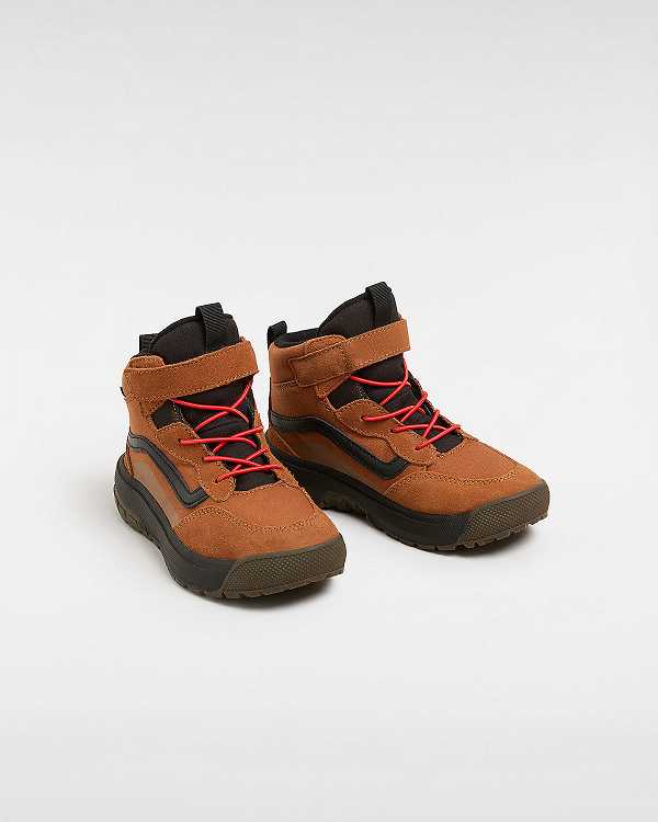 Orange Kids' Vans MTE Mini Crest (4-8 Years) Hiking Boots Canada | VN9123546