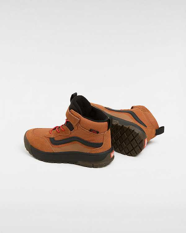 Orange Kids' Vans MTE Mini Crest (4-8 Years) Hiking Boots Canada | VN9123546