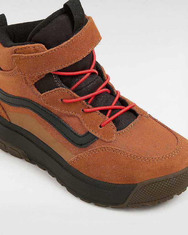 Orange Kids' Vans MTE Mini Crest (4-8 Years) Hiking Boots Canada | VN9123546