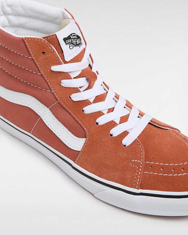 Orange Men Vans Color Theory Sk8-Hi Sneakers Canada | VN6295387