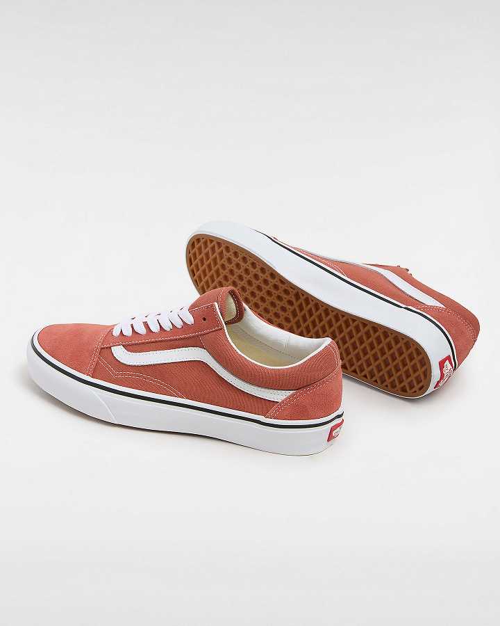 Orange Men Vans Old Skool Sneakers Canada | VN7069421