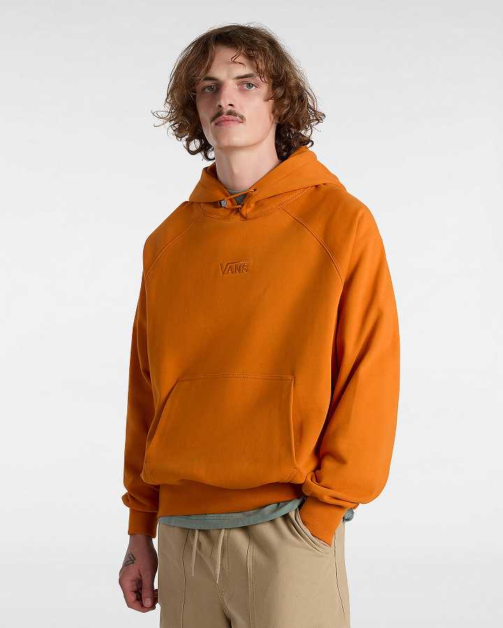 Orange Men Vans Premium Hoodie Canada | VN9476320