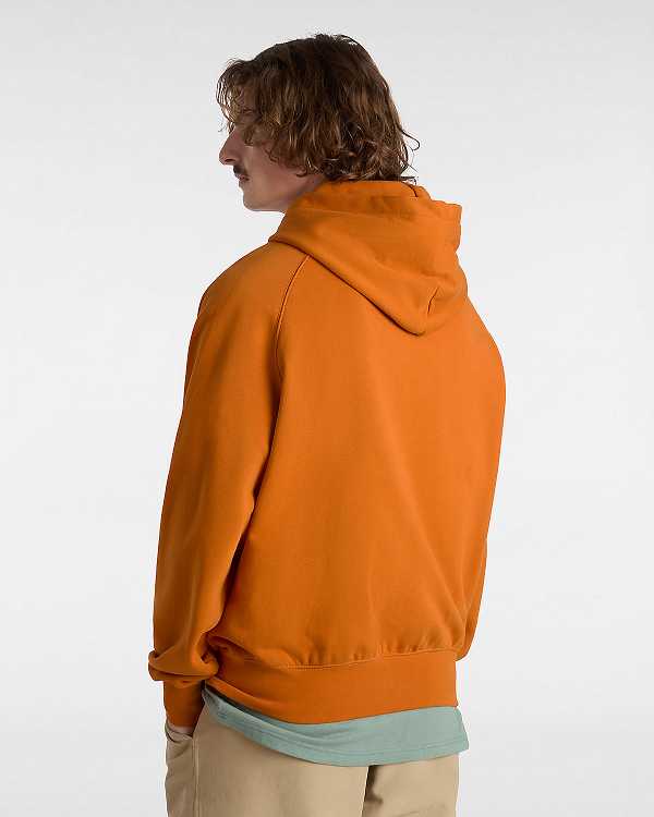 Orange Men Vans Premium Hoodie Canada | VN9476320