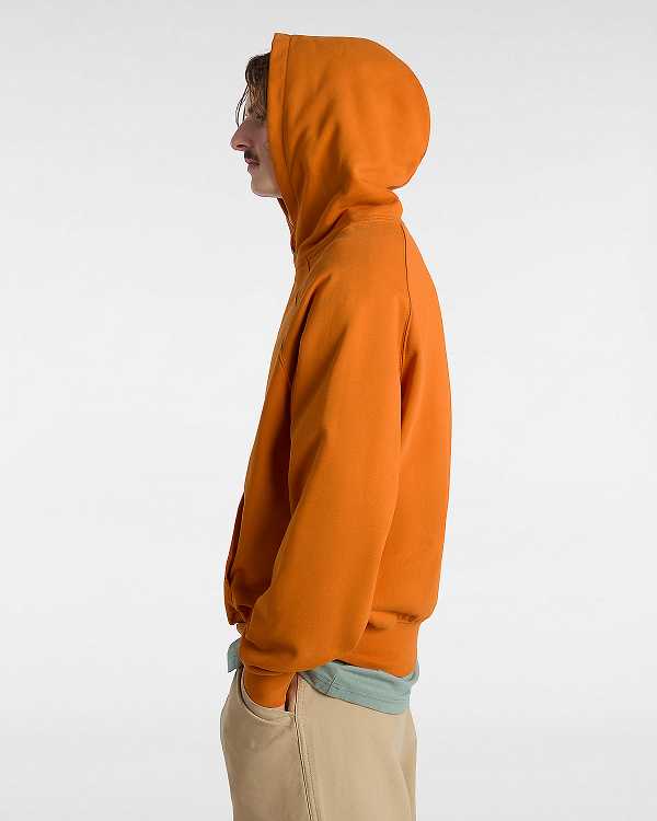Orange Men Vans Premium Hoodie Canada | VN9476320