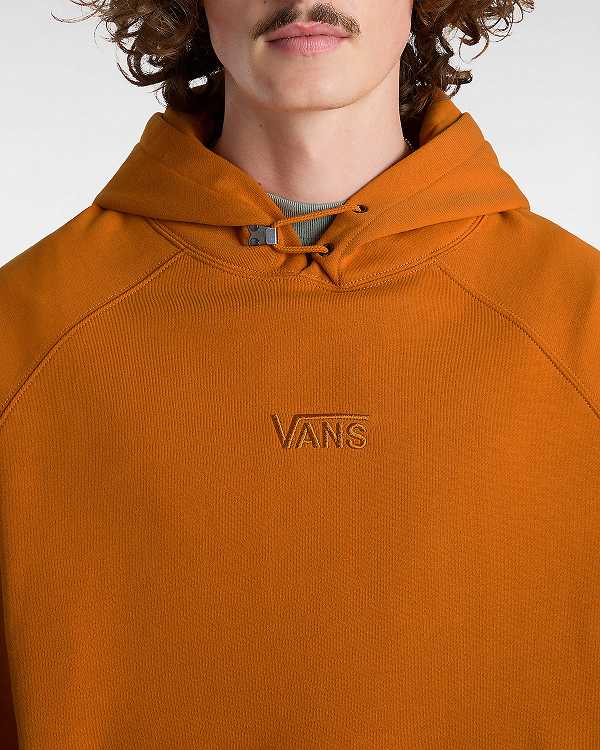 Orange Men Vans Premium Hoodie Canada | VN9476320