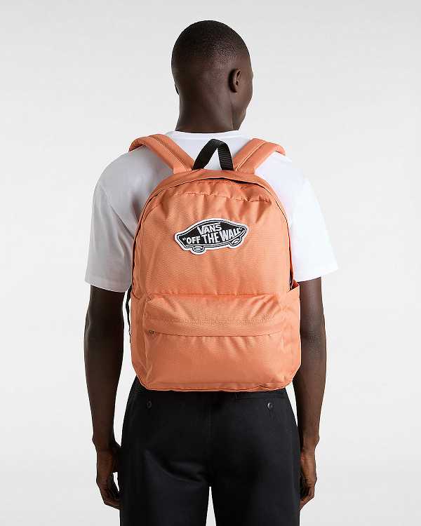 Orange Unisex Vans Old Skool Classic Backpacks Canada | VN4893267
