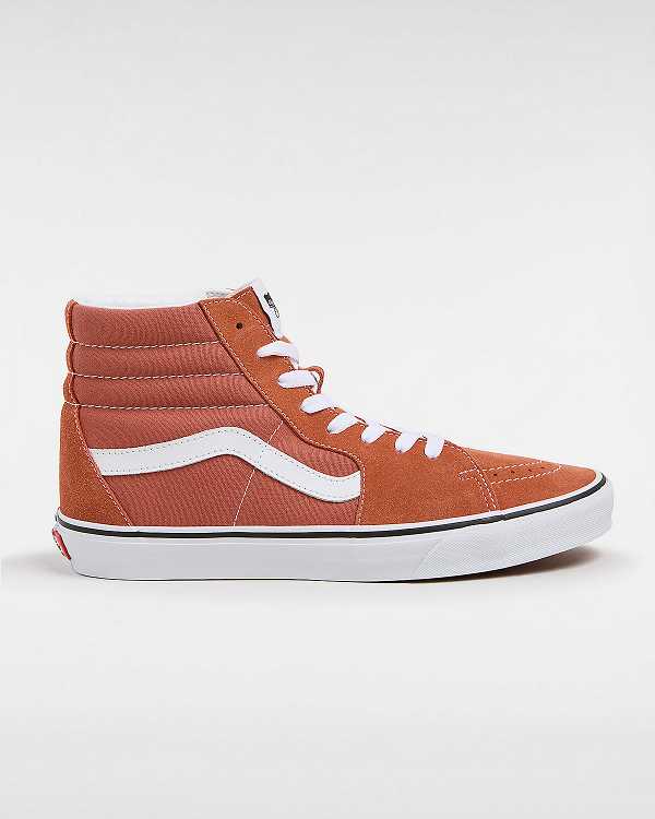 Orange Women Vans Color Theory Sk8-Hi Sneakers Canada | VN0834975