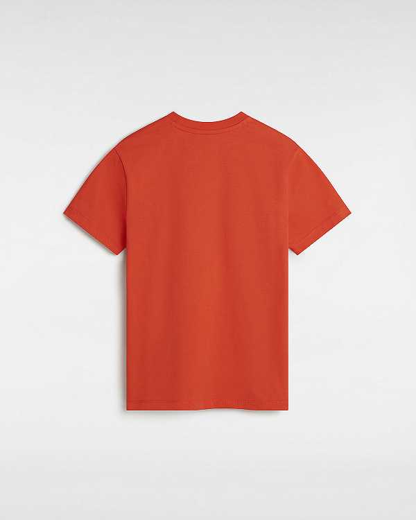 Orange Women Vans Flying V Crew T Shirts Canada | VN4036192