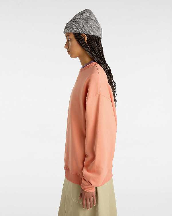 Orange Women Vans Flying V Sweatshirt Canada | VN4518907