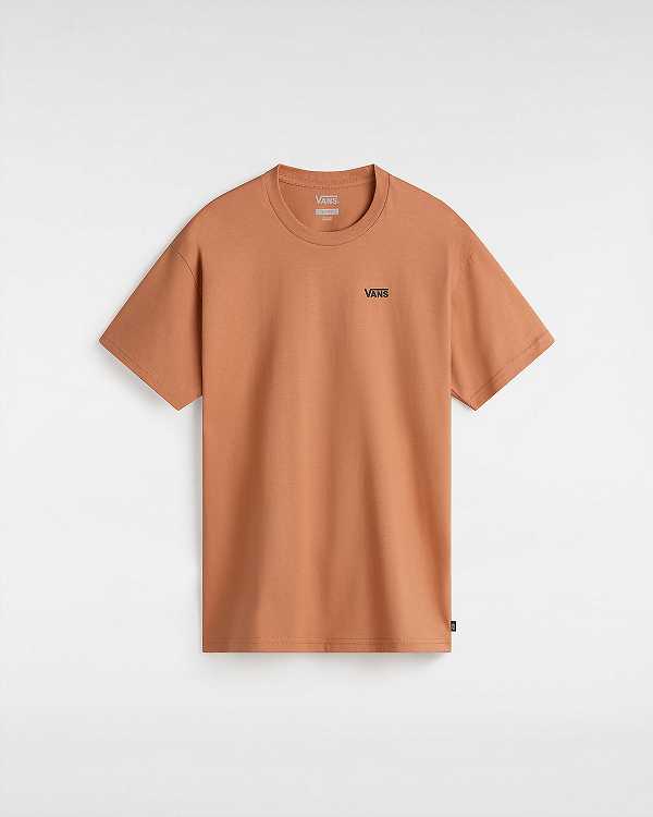 Orange Women Vans Left Chest Logo T Shirts Canada | VN1263987