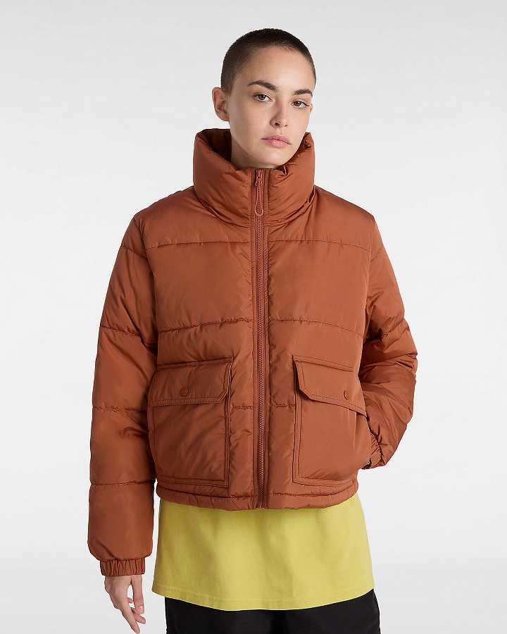 Orange Women Vans MTE Aubrey Primaloft Jacket Canada | VN0439125