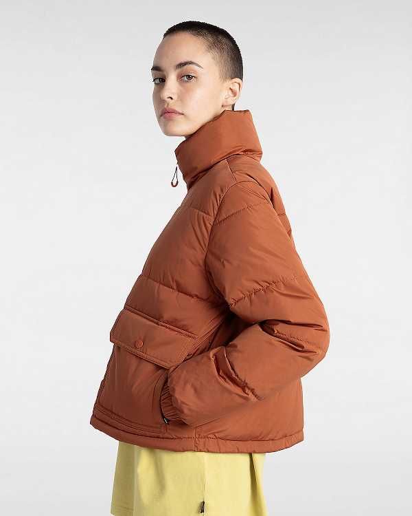 Orange Women Vans MTE Aubrey Primaloft Jacket Canada | VN0439125