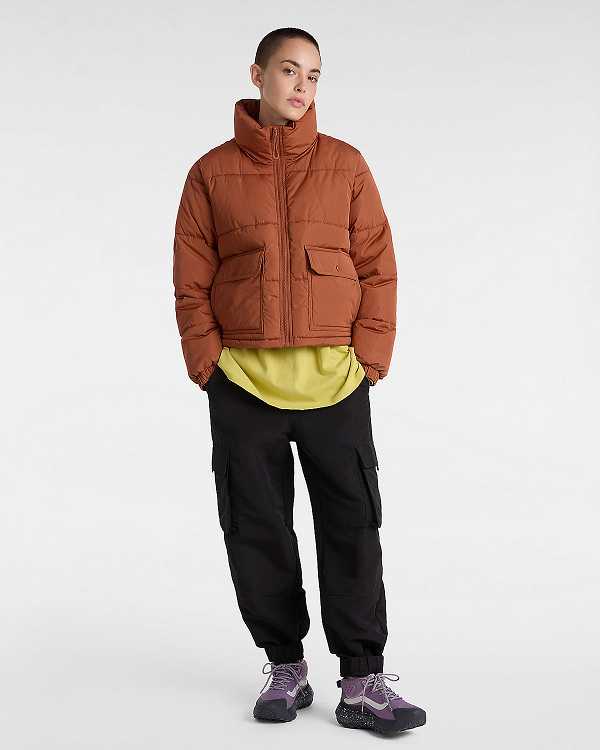 Orange Women Vans MTE Aubrey Primaloft Jacket Canada | VN0439125