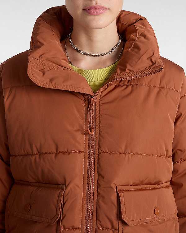 Orange Women Vans MTE Aubrey Primaloft Jacket Canada | VN0439125