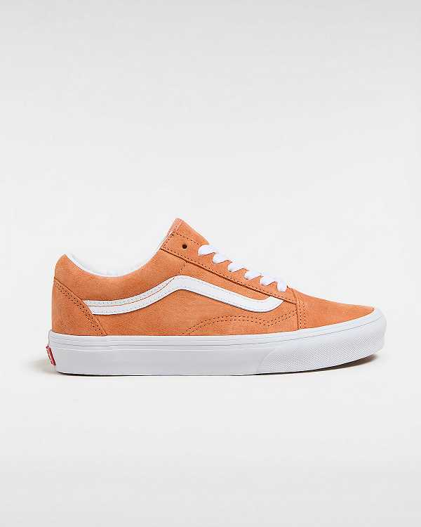 Orange Women Vans Old Skool Pig Suede Sneakers Canada | VN5837621