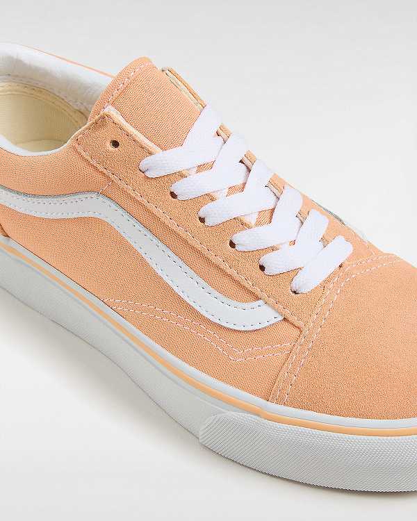 Orange Women Vans Old Skool Platform Shoes Canada | VN9521683