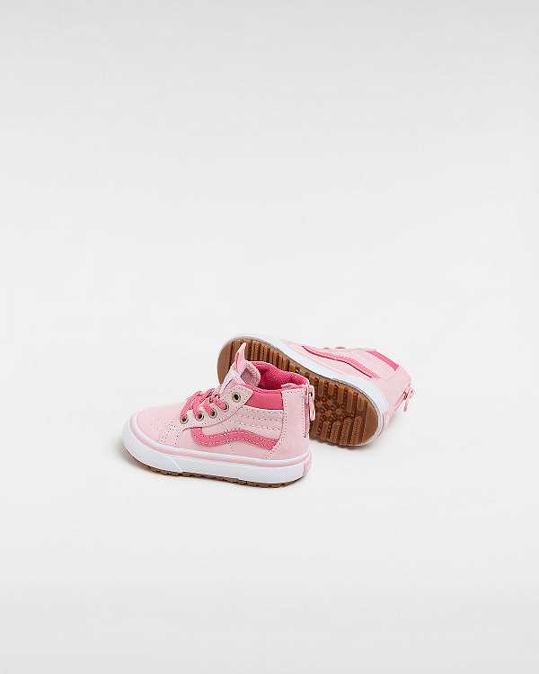 Pink Kids' Vans MTE Sk8-Hi Zip (1-4 Years) Sneakers Canada | VN3764521