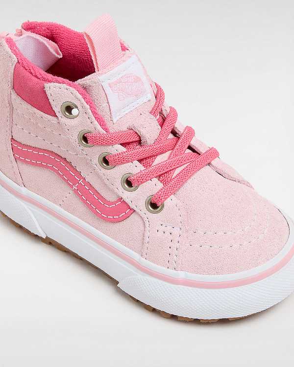 Pink Kids' Vans MTE Sk8-Hi Zip (1-4 Years) Sneakers Canada | VN3764521