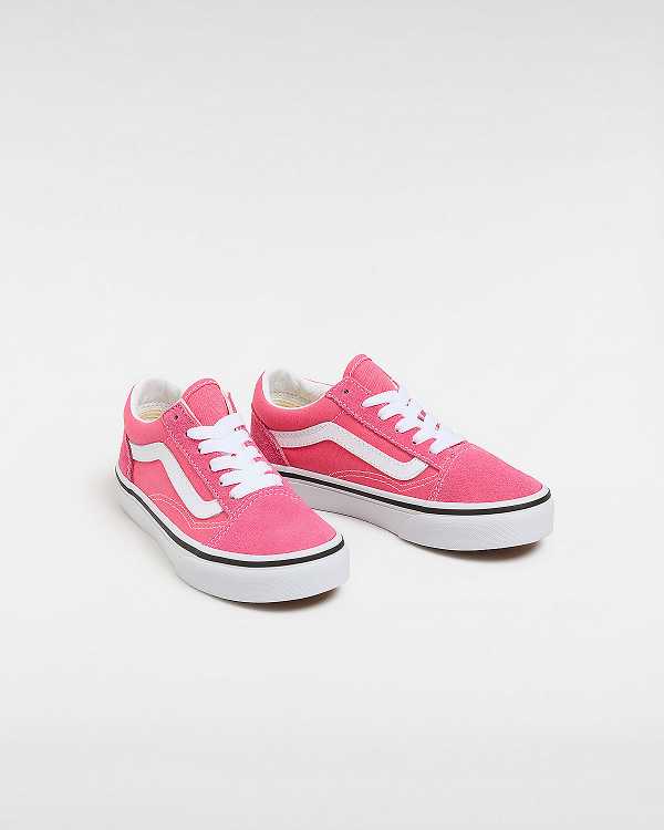 Pink Kids' Vans Old Skool (4-8 Years) Sneakers Canada | VN9620157