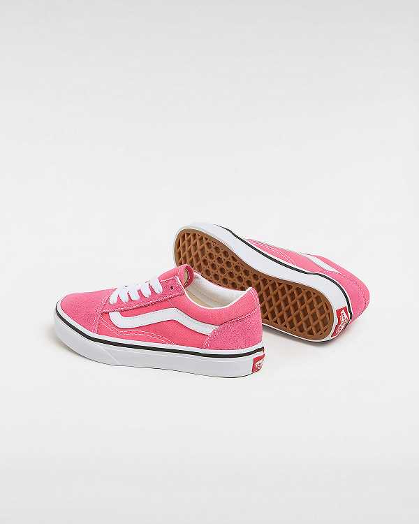 Pink Kids' Vans Old Skool (4-8 Years) Sneakers Canada | VN9620157