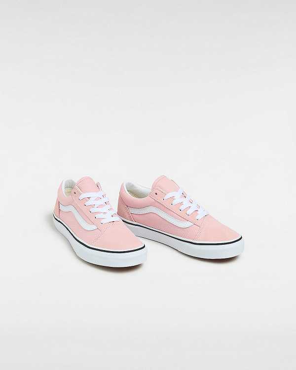 Pink Kids' Vans Old Skool (8-14 Years) Sneakers Canada | VN6385291
