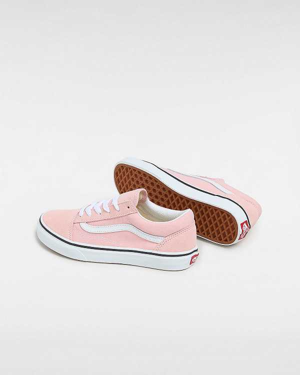 Pink Kids' Vans Old Skool (8-14 Years) Sneakers Canada | VN6385291