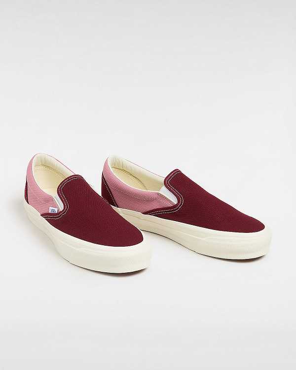 Pink Men Vans Premium 98 Slip On Shoes Canada | VN0354918