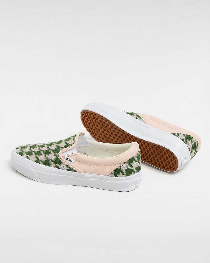 Pink Men Vans Premium 98 Slip On Shoes Canada | VN5214837