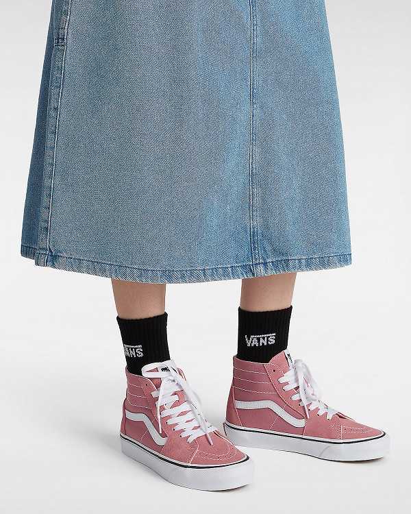 Pink Men Vans Sk8-Hi Tapered Sneakers Canada | VN1675923