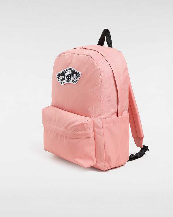 Pink Unisex Vans Old Skool Classic Backpacks Canada | VN4392715