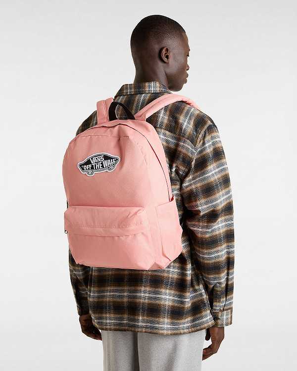 Pink Unisex Vans Old Skool Classic Backpacks Canada | VN4392715