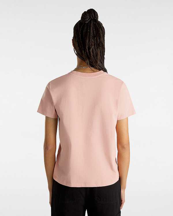 Pink Women Vans Animalier Boxed T Shirts Canada | VN6392857