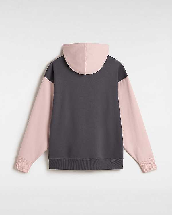Pink Women Vans Colorblock Hoodie Canada | VN3058416