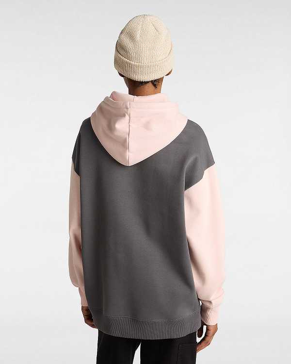 Pink Women Vans Colorblock Hoodie Canada | VN3058416