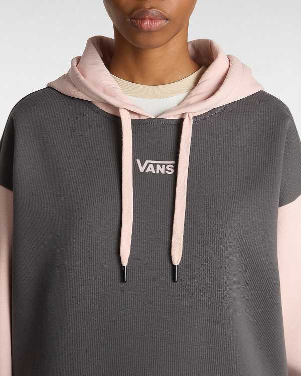 Pink Women Vans Colorblock Hoodie Canada | VN3058416